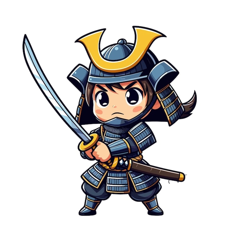 ảnh chibi samurai 11