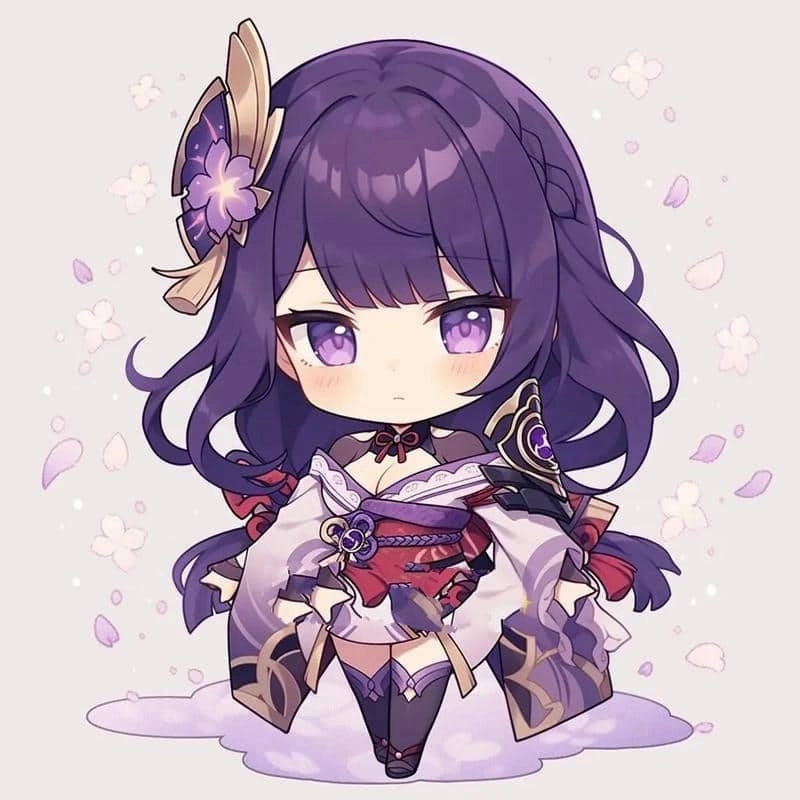 Hình ảnh chibi Raiden Shogun 2