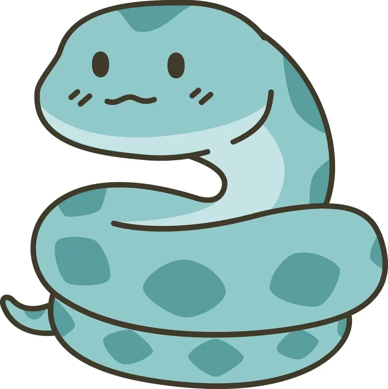 rắn chibi 4