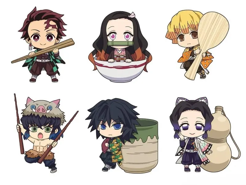 thanh gươm diệt quỷ chibi 17