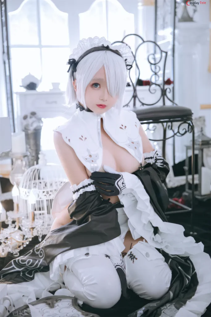 119+ Hình Ảnh Rinaijiao Cosplay 2B Milk Maid Khiến Bạn Không Thể Rời Mắt